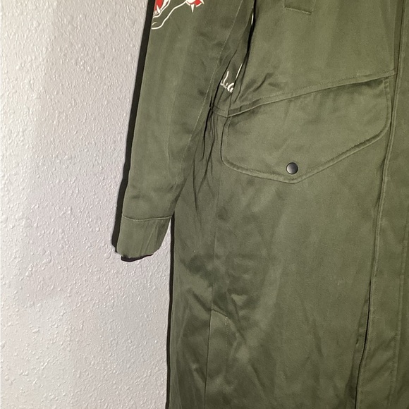 Trendiano “GRACIOUS POWER” army parka hoodie jacket size medium - Picture 7 of 15